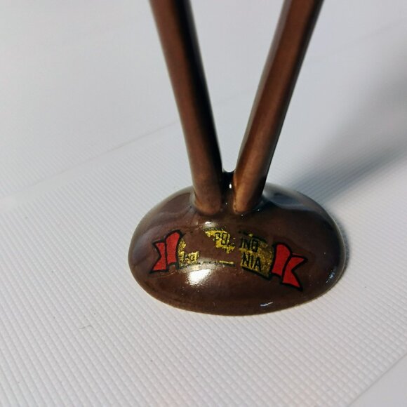 Mid Century Modern Roselane Pottery Deer Figurine, Brown, 6" California Ceramics - Picture 4 of 8